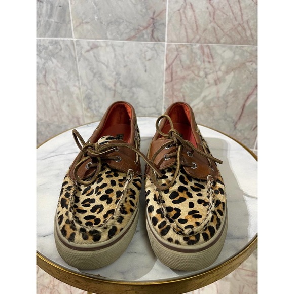 Sperry Shoes - Sperry animal print oxfords leather size 8M